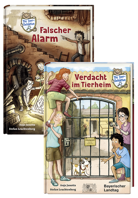 Bücher der Isar-Detektive: Falscher Alarm & Verdacht im Tierheim