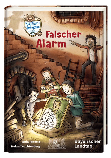 Buch zum ersten Fall der Isar-Detektive: Falscher Alarm