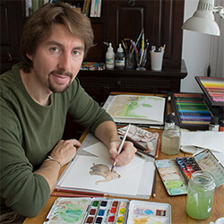 Pressefoto vom Illustrator Stefan Leuchtenberg